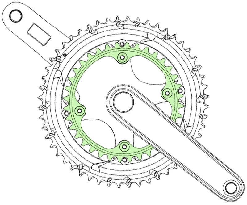Campagnolo® Super Record / Record 12 Plateaux 112mm - Image 3