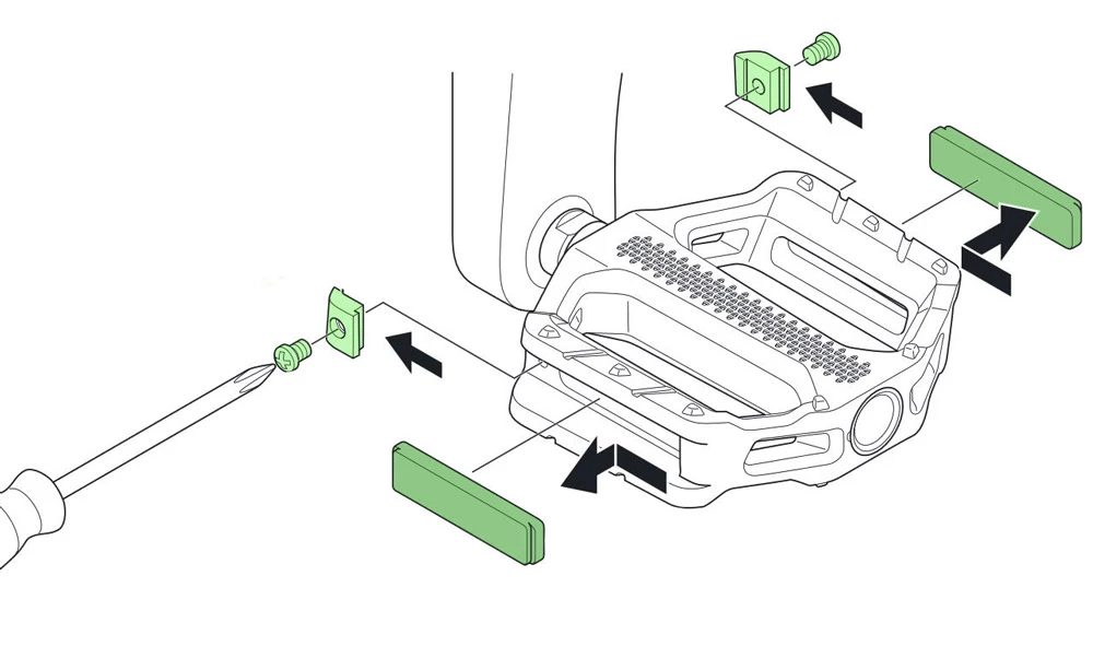 Shimano SM-PD69 Kit De Réflecteurs - Image 2