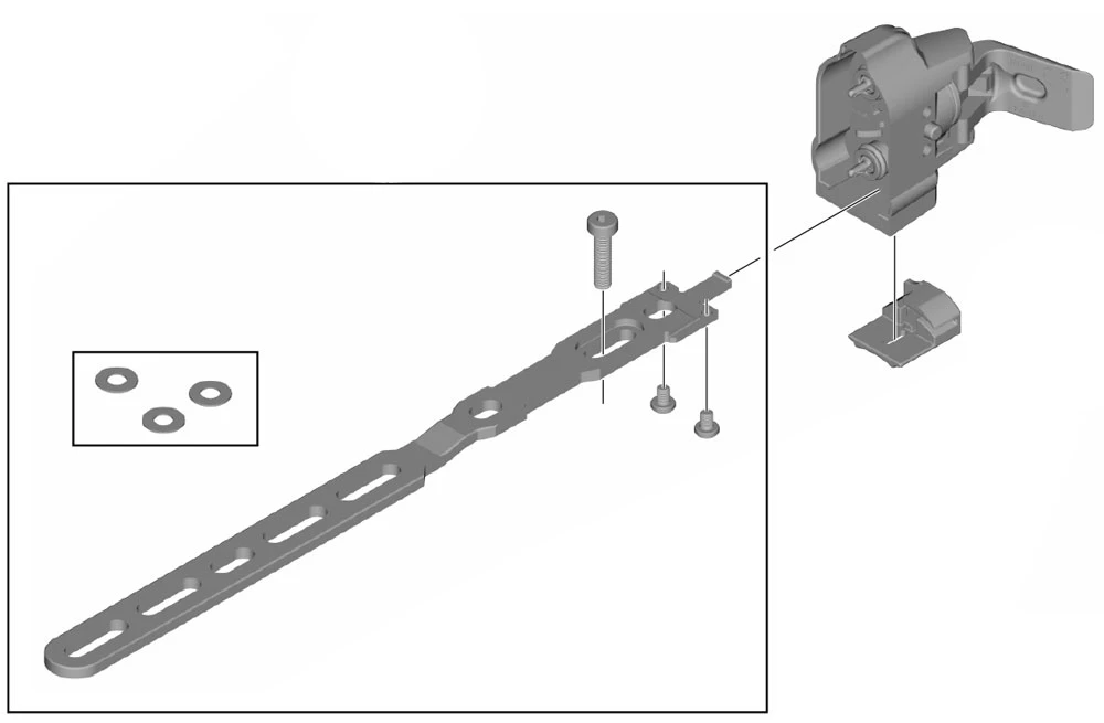 Shimano Di2 BM-DN100-L Porte-piles Long Externe - Image 2