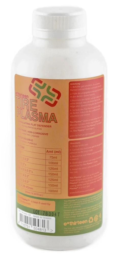 E-thirteen Lait De Scellement De Pneus Au Plasma - Image 2